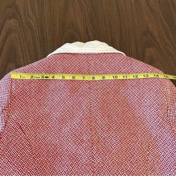 Women's  Zara Pink Double-Breasted Pea Coat Houndstooth Pattern Size Small - Picture 13 of 16